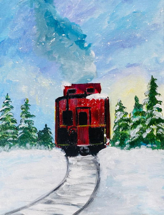 Winter Caboose