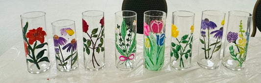 Glass Vase Painting