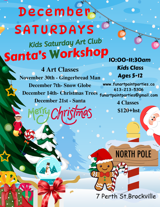 Saturday Art Classes for Kids