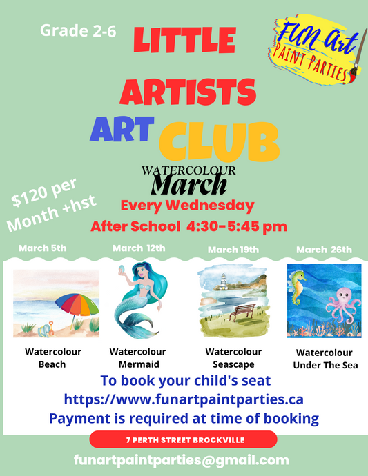 Little Artist Club - Wednesdays