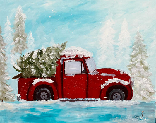 Red Truck Crhistmas